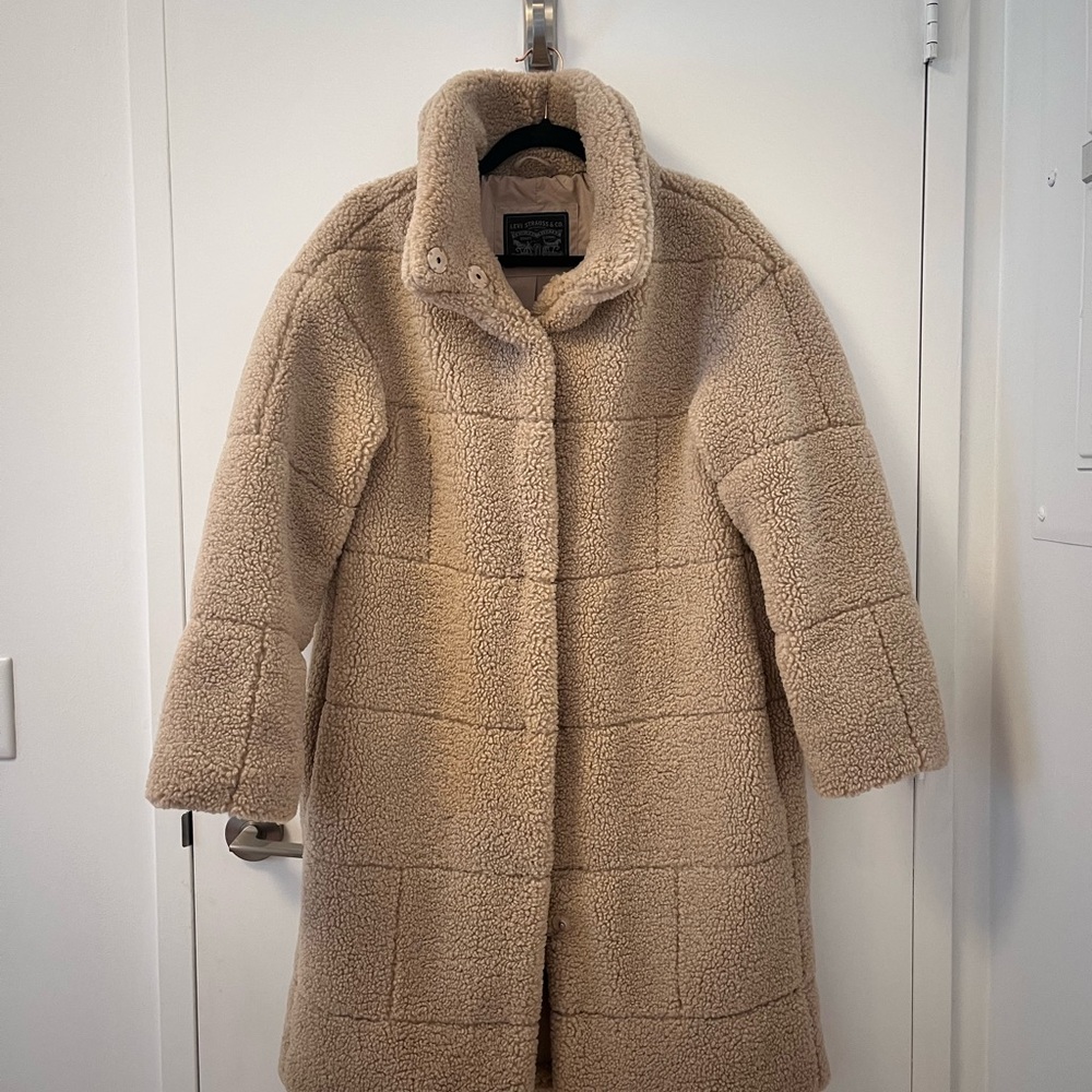 Levi's Long Teddy Sherpa Coat